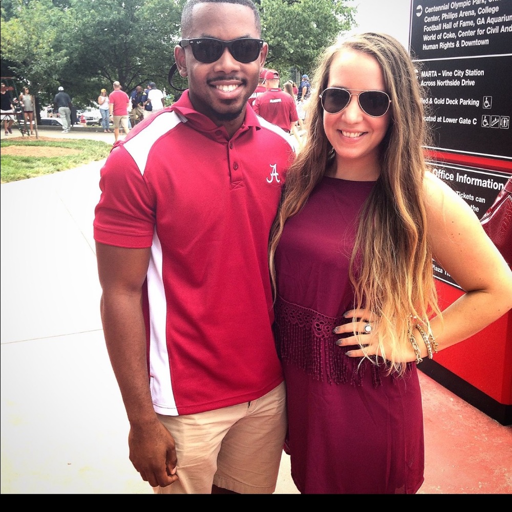 Maroon tank dress perfect for Alabama fans